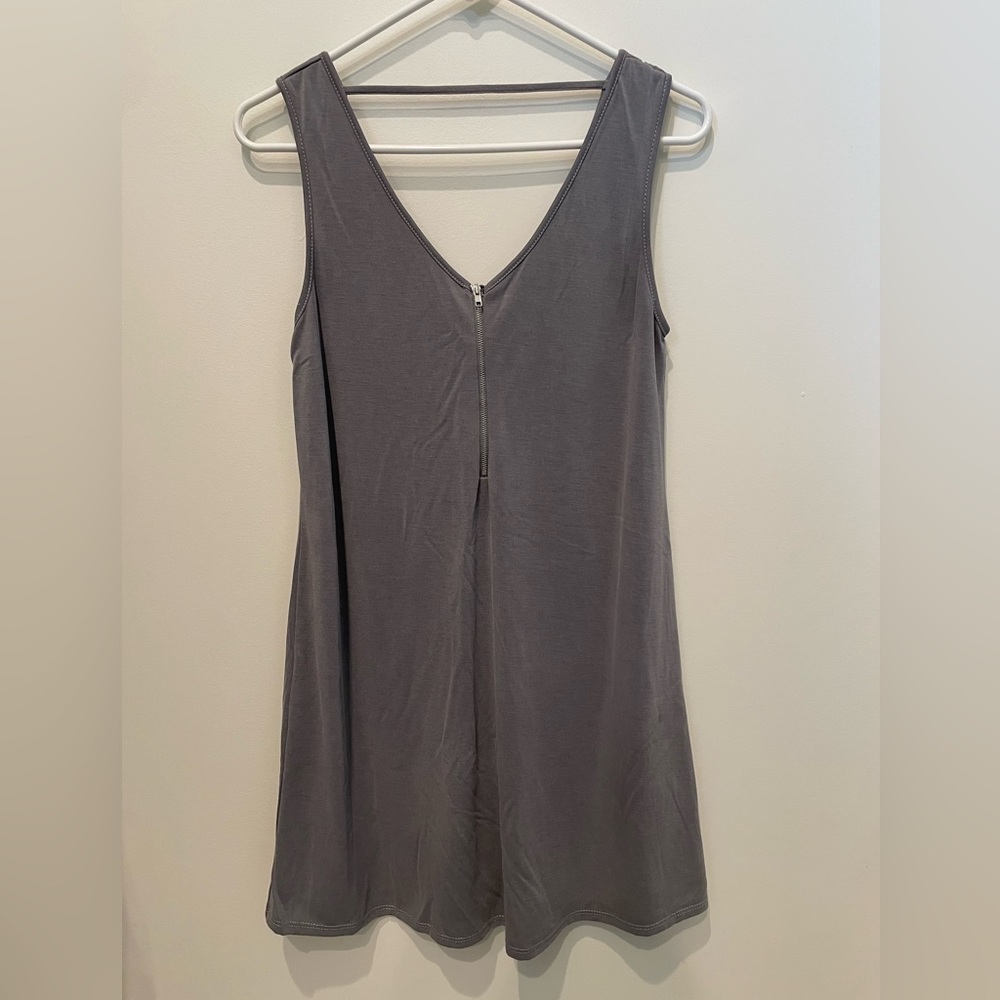 Gray Sleeveless Dress